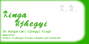 kinga ujhegyi business card